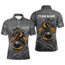 Load image into Gallery viewer, Lightning Thunder Custom Dragon Bowling Team Shirts Men Bowling League Jerseys Bowler Outfit NQS8691