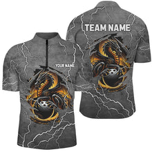Load image into Gallery viewer, Lightning Thunder Custom Dragon Bowling Team Shirts Men Bowling League Jerseys Bowler Outfit NQS8691