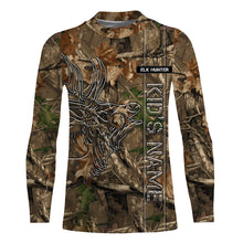 Load image into Gallery viewer, Elk Hunting tree camo Custom All Over Printed Shirt Personalized Hunting gifts For Men, women, Kid NQS3913