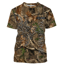 Load image into Gallery viewer, Elk Hunting tree camo Custom All Over Printed Shirt Personalized Hunting gifts For Men, women, Kid NQS3913