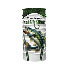 Load image into Gallery viewer, Bass fishing green camo Custom Funny Fishing Shirts, Gift For Fisherman NQS5456