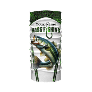 Bass fishing green camo Custom Funny Fishing Shirts, Gift For Fisherman NQS5456