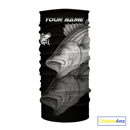 Striped Bass performance Fishing Shirts Custom Striper Fishing Long Sleeve Tournament Fishing Shirts NQS10113