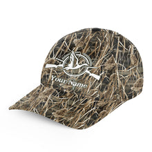 Load image into Gallery viewer, Duck hunting waterfowl camo Custom hunting hat Unisex hunting Baseball hat NQS2633