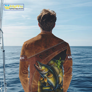 Musky fishing UV protection custom name fishing shirts, performance shirts for men, women, kid NQS10266