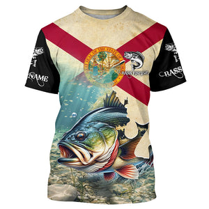 Florida bass fishing Custom Name UV protection fishing jersey, custom fishing apparel NQS3063