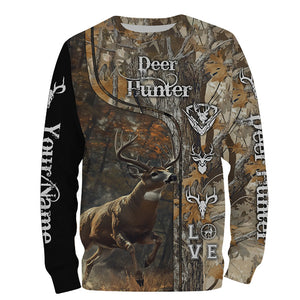 Deer Hunter big game hunting camo Custom Name 3D All over print hunting shirts NQS730