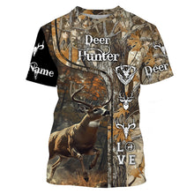 Load image into Gallery viewer, Deer Hunter big game hunting camo Custom Name 3D All over print hunting shirts NQS730