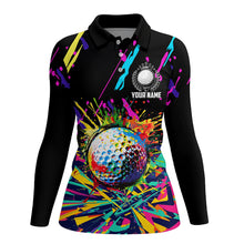 Load image into Gallery viewer, Colorful golf ball jerseys Women golf polo shirt custom best team golf shirts, girls golf clothes NQS7904
