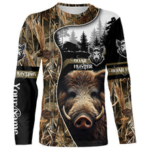 Load image into Gallery viewer, Wild Boar Hunting Camo Customize Name 3D All Over Printed Shirts Personalized Hunting gifts NQS635