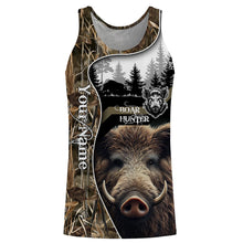 Load image into Gallery viewer, Wild Boar Hunting Camo Customize Name 3D All Over Printed Shirts Personalized Hunting gifts NQS635