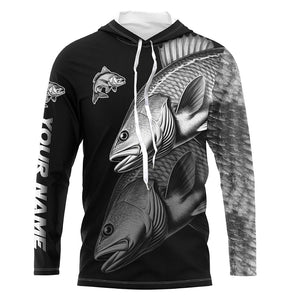 Redfish performance Fishing Shirts Custom Red Drum Fishing Long Sleeve Tournament Fishing Shirts NQS7680