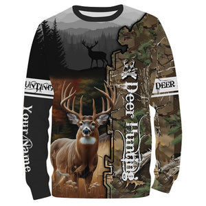 Deer hunting Customize Name 3D All Over Printed Shirts Personalized gift For Hunter Hunting Lovers NQS653