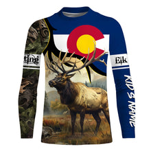 Load image into Gallery viewer, Colorado CO Elk Hunting camo Customize Name 3D All Over Printed Shirts, Personalized hunting Gift NQS2142