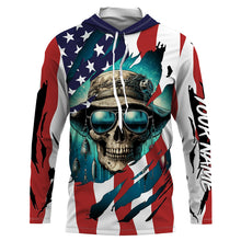 Load image into Gallery viewer, Fish Reaper American fisherman custom fishing shirts UV protection NQS910