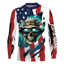 Load image into Gallery viewer, Fish Reaper American fisherman custom fishing shirts UV protection NQS910