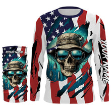 Load image into Gallery viewer, Fish Reaper American fisherman custom fishing shirts UV protection NQS910