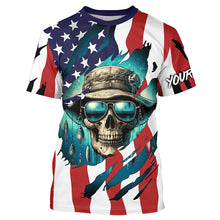 Load image into Gallery viewer, Fish Reaper American fisherman custom fishing shirts UV protection NQS910