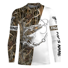 Load image into Gallery viewer, Salmon Tattoo Fishing performance fishing shirt UV protection customize name long sleeves NQS646