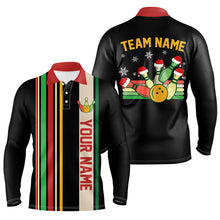 Load image into Gallery viewer, Retro Bowling shirt for Men Custom Funny Christmas Team Bowling League Jersey Mens Christmas Gifts NQS8853