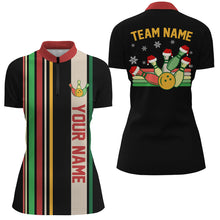 Load image into Gallery viewer, Retro Bowling shirt for Women Custom Funny Christmas Team Bowling League Jersey Ladies Christmas Gifts NQS8853