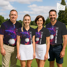 Load image into Gallery viewer, Colorful Panther Golf Polo Shirts For Women Custom ladies Golf attire, Personalized team golf gifts NQS11187