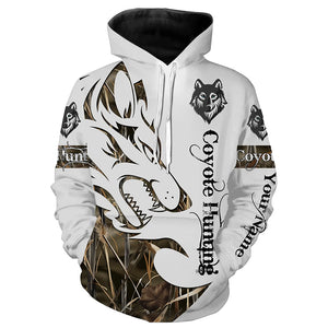 Coyote hunting predator camouflage Customize 3D All Over Printed Shirts Personalized hunting clothes NQS1041