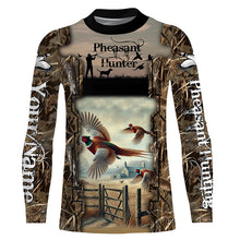 Load image into Gallery viewer, Pheasant Hunting Camo Customize Name 3D All Over Printed Shirts Personalized gift For Hunting Lovers NQS684