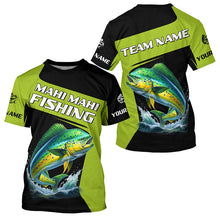 Load image into Gallery viewer, Mahi Mahi fishing Custom Long Sleeve Tournament Fishing Shirts, Performance Dorado Fishing Jerseys NQS8187