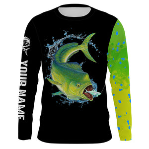 Mahi Mahi Fishing UV protection quick dry Customize name long sleeves UPF 30+ NQS956