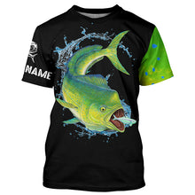 Load image into Gallery viewer, Mahi Mahi Fishing UV protection quick dry Customize name long sleeves UPF 30+ NQS956