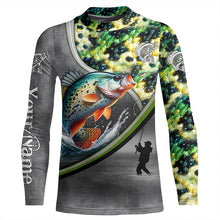 Load image into Gallery viewer, Crappie fishing scales personalized crappie fishing shirts, sun protection fishing apparel NQS3295