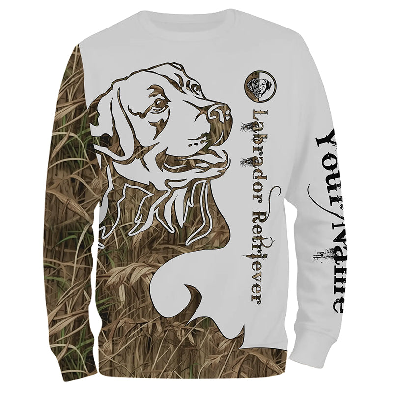 Labrador Retriever Hunting dog Camo Customize 3D All Over Printed Shirts, gift For Dog Lovers NQS691