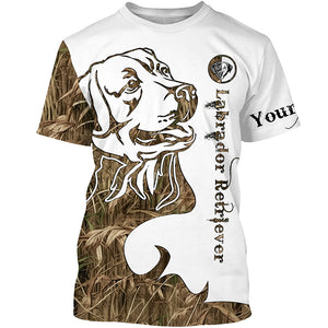Labrador Retriever Hunting dog Camo Customize 3D All Over Printed Shirts, gift For Dog Lovers NQS691