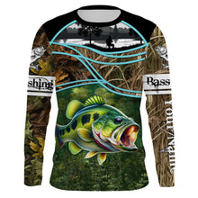 Load image into Gallery viewer, Largemouth Bass fishing team bass shirts for men camo custom Performance Long Sleeve fishing shirts NQSD86