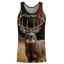 Load image into Gallery viewer, Deer Hunting american flag patriotic Custom Name 3D All over print shirts Plus Size NQS820