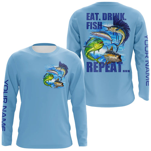 Custom Abstract Tuna Fishing Shirt – Neck Gaiter & Hoodie – Salty Dog Fishing  Apparel