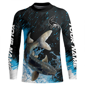 Personalized Catfish fishing Long Sleeve Performance Fishing Shirt custom Catfish fishing jerseys NQS7619