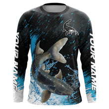 Load image into Gallery viewer, Personalized Catfish fishing Long Sleeve Performance Fishing Shirt custom Catfish fishing jerseys NQS7619