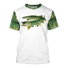Load image into Gallery viewer, Musky ( Muskie) Fishing 3D All Over print shirts personalized fishing apparel for Adult and kid NQS580