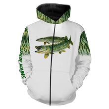 Load image into Gallery viewer, Musky ( Muskie) Fishing 3D All Over print shirts personalized fishing apparel for Adult and kid NQS580
