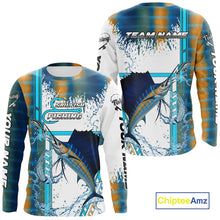 Load image into Gallery viewer, Sailfish fishing scales custom Sailfish fishing team jerseys, Sailfish offshore fishing apparel NQS10871
