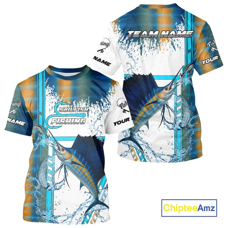 Sailfish fishing scales custom Sailfish fishing team jerseys, Sailfish offshore fishing apparel NQS10871