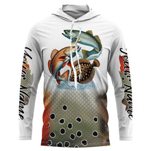 Load image into Gallery viewer, Texas inshore slam Fishing Redfish, speckled trout, flounder fishing scales Custom fishing jerseys NQS2950