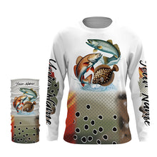 Load image into Gallery viewer, Texas inshore slam Fishing Redfish, speckled trout, flounder fishing scales Custom fishing jerseys NQS2950