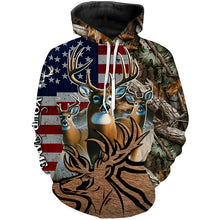 Load image into Gallery viewer, American Deer hunting camouflage shirt Customize Name 3D All Over Printed Shirts NQS1156