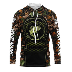 Bass Fishing camouflage UV protection quick dry Custom long sleeves fishing shirt NQS2640