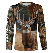 Load image into Gallery viewer, Deer Hunting Camo Customize Name 3D All Over Printed Shirts Personalized gift For Adult And Kid NQS720