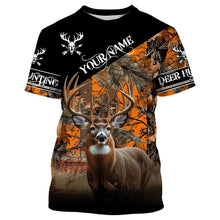 Load image into Gallery viewer, Deer Hunting orange Camo Customize Name 3D All Over Printed Shirts Hunting gift NQS850