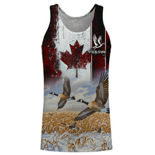 Load image into Gallery viewer, Canada Goose hunting Customize Name 3D All Over Printed Shirts Personalized Waterfowl Hunting gifts NQS851